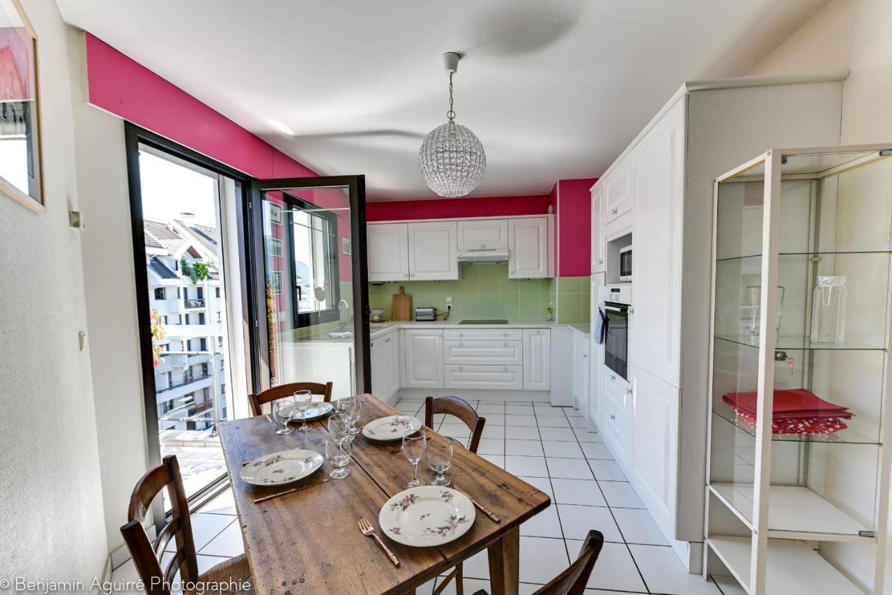 Le Thélème - Appartement Duplex à Annecy balcon&parking à 800m du Lac Exterior foto